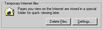 Deleting Temporary Internet Files